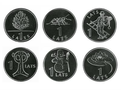 Shutterstock_29088118_rare lats coins_retas lata monētas.jpg