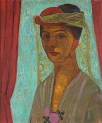 WIKI_241225_Paula_Modersohn-Becker_-_Self-portrait_with_hat_and_veil.jpg