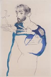 17 httpscommons.wikimedia.orgwikiFileEgon_Schiele_-_Gustav_Klimt_im_blauen_Malerkittel_-_1913.jpeg.jpeg